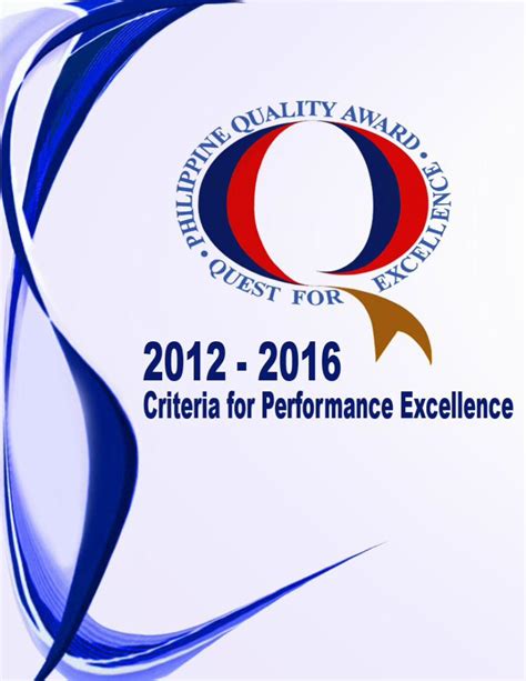PQA for Performance Excellence .